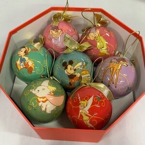 Vintage Disney Christmas Ornaments (lot of 7)